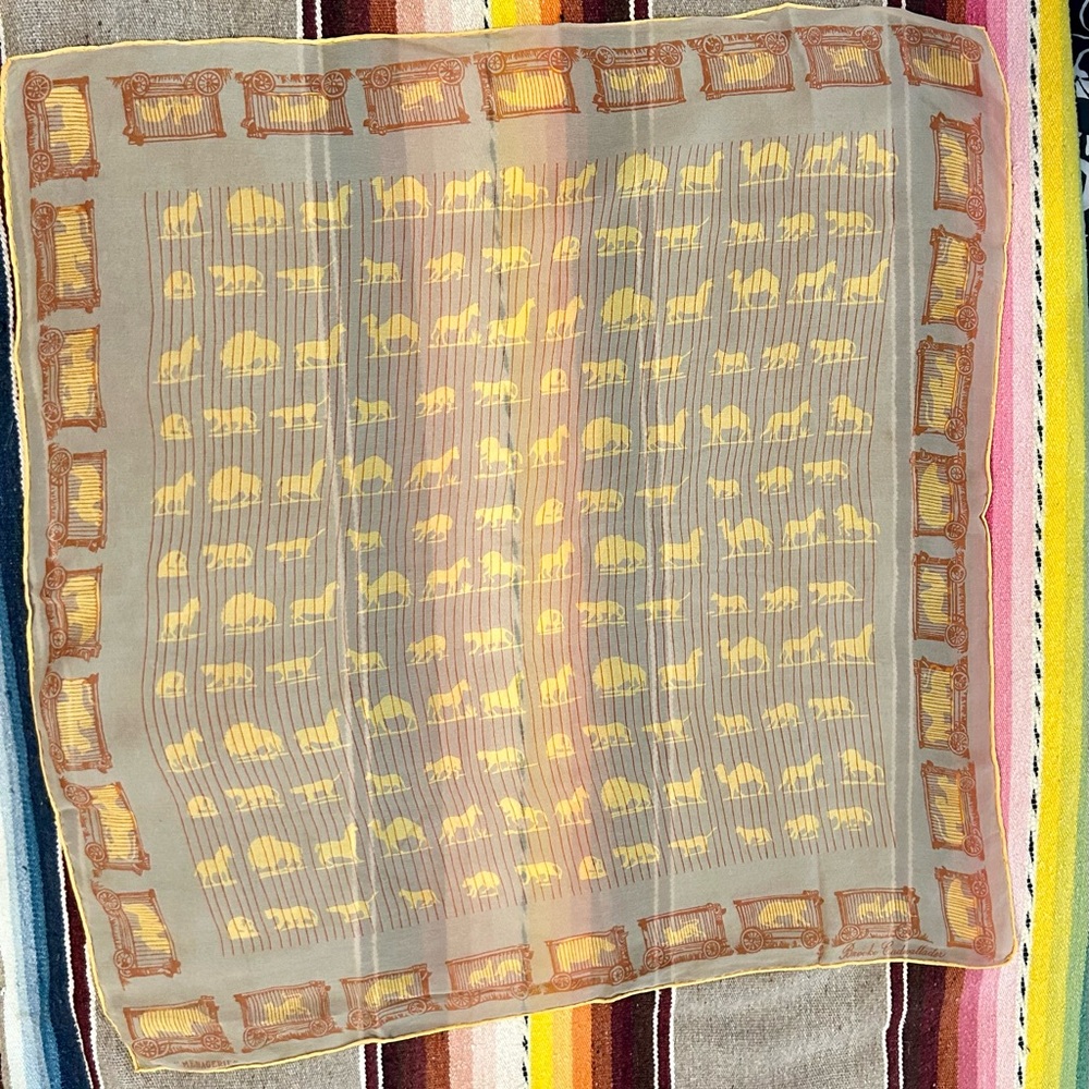 Brooke Cadwallader Sheer Menagerie Scarf